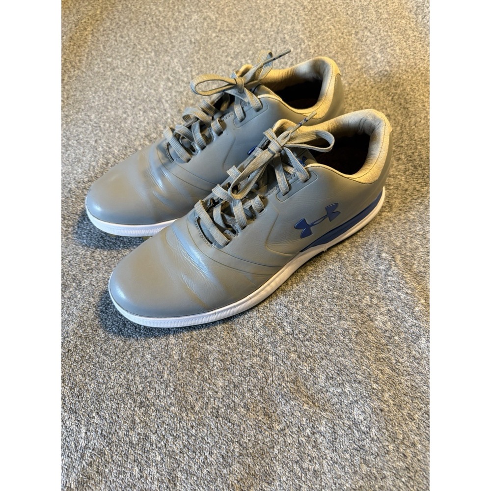 UA Under Armour Performance SL Golf Shoes,Light Gray,Men's size 9.5